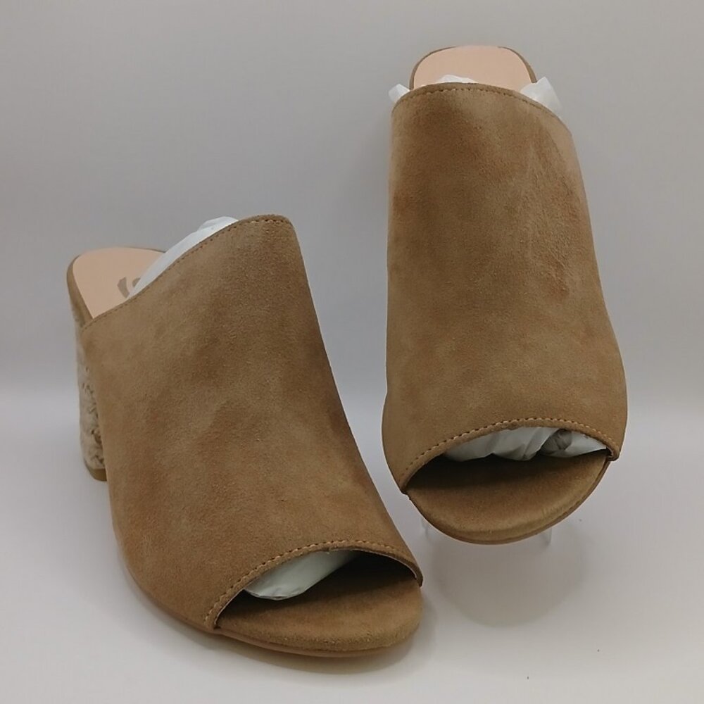 Sbicca Vintage Helena Suede Slide Sandals - 9M - RUNS SMALL